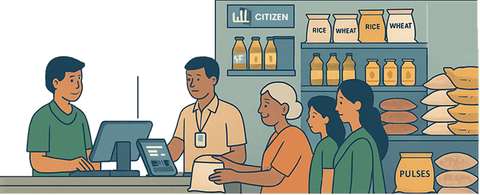 FPS Management System - Shop interior with customers